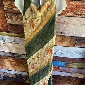 Multi Colored Abstract Floral Dress